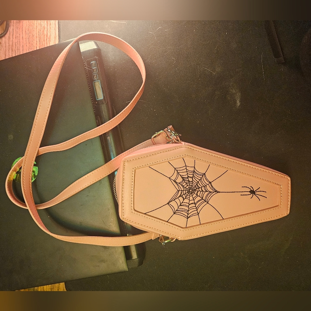 Widow Pink Coffin Crossbody